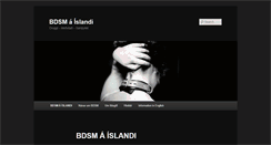 Desktop Screenshot of bdsm.is